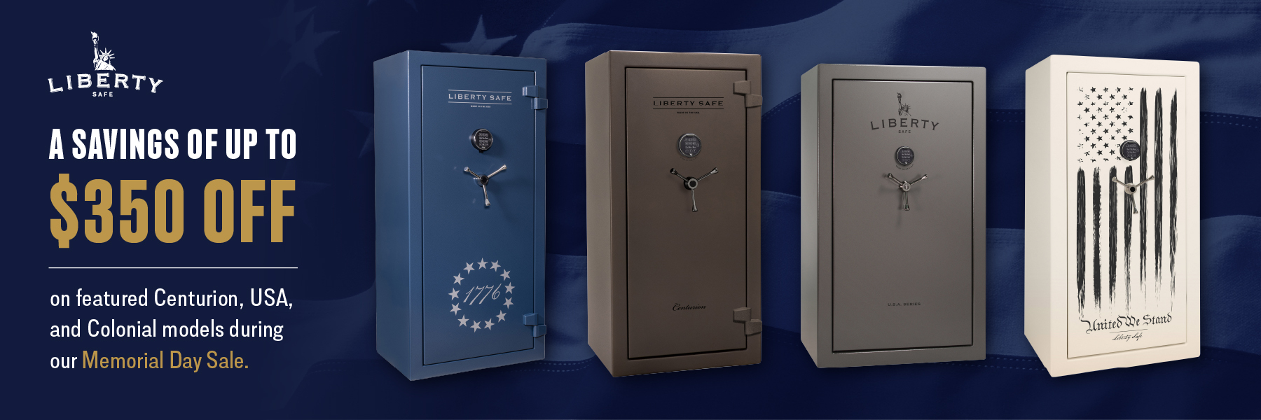 Liberty Safe Memorial Day Sale from Colorado Safes your Liberty Safe dealer in Denver